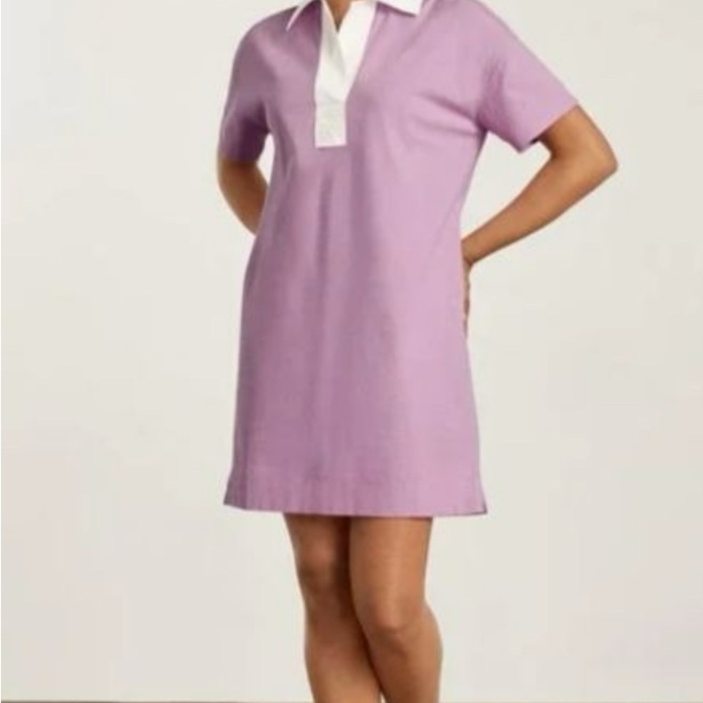 New Everlane Pink Polo‎ with White Collar size Medium